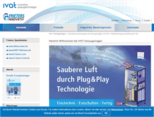 Tablet Screenshot of ivat-absauganlagen.de